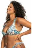 MARINE BLOOM ELONGATED TRI BIKINI SET
