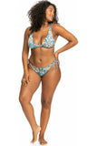 MARINE BLOOM ELONGATED TRI BIKINI SET